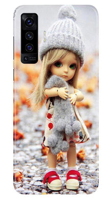 Cute Doll Mobile Back Case for Vivo X50 (Design - 93)
