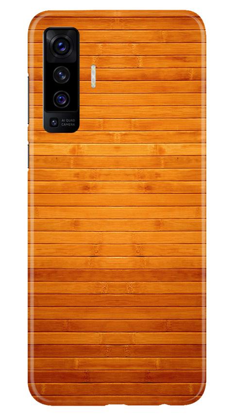 Wooden Look Case for Vivo X50  (Design - 111)