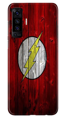 Flash Superhero Mobile Back Case for Vivo X50  (Design - 116)