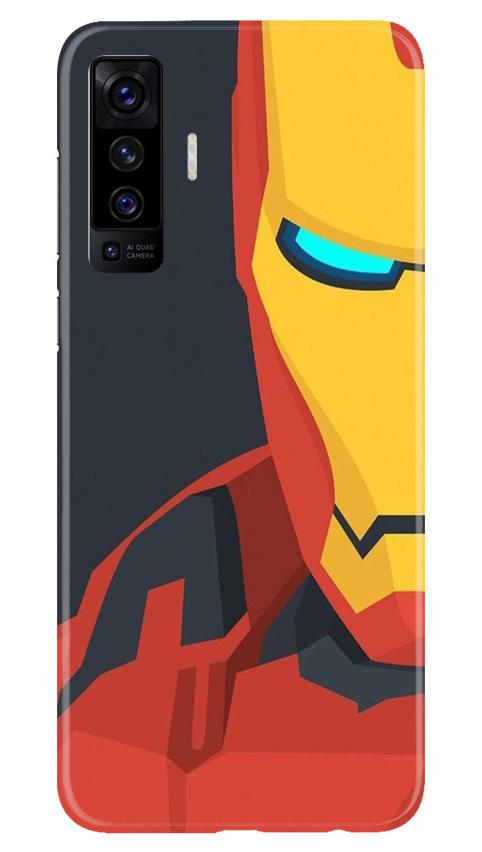 Iron Man Superhero Case for Vivo X50(Design - 120)