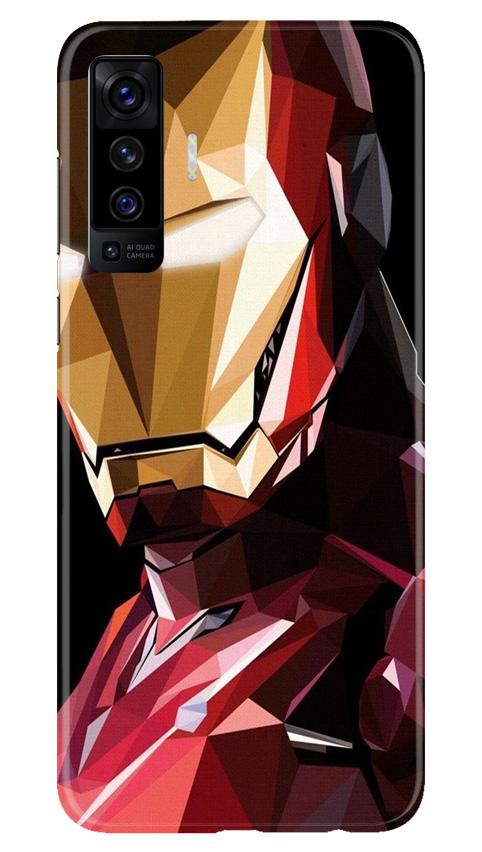 Iron Man Superhero Case for Vivo X50  (Design - 122)
