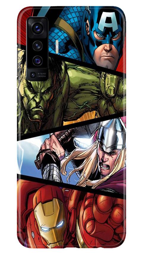 Avengers Superhero Case for Vivo X50(Design - 124)