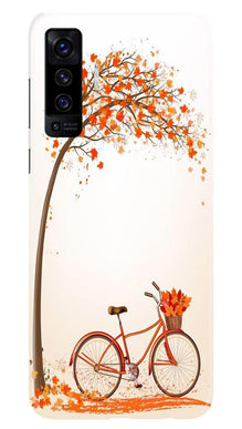 Bicycle Mobile Back Case for Vivo X50 (Design - 192)