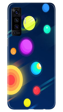Solar Planet Mobile Back Case for Vivo X50 (Design - 197)