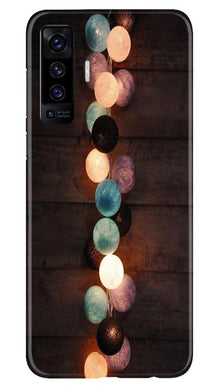 Party Lights Mobile Back Case for Vivo X50 (Design - 209)