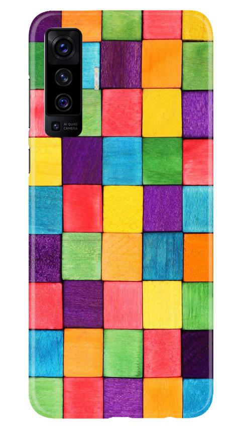 Colorful Square Case for Vivo X50 (Design No. 218)