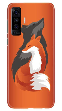 Wolf  Mobile Back Case for Vivo X50 (Design - 224)