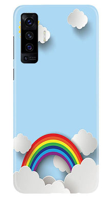 Rainbow Mobile Back Case for Vivo X50 (Design - 225)