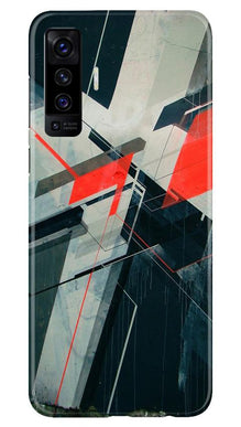 Modern Art Mobile Back Case for Vivo X50 (Design - 231)