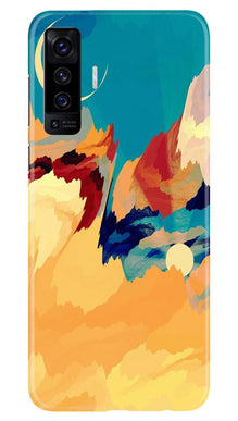 Modern Art Mobile Back Case for Vivo X50 (Design - 236)