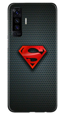 Superman Mobile Back Case for Vivo X50 (Design - 247)