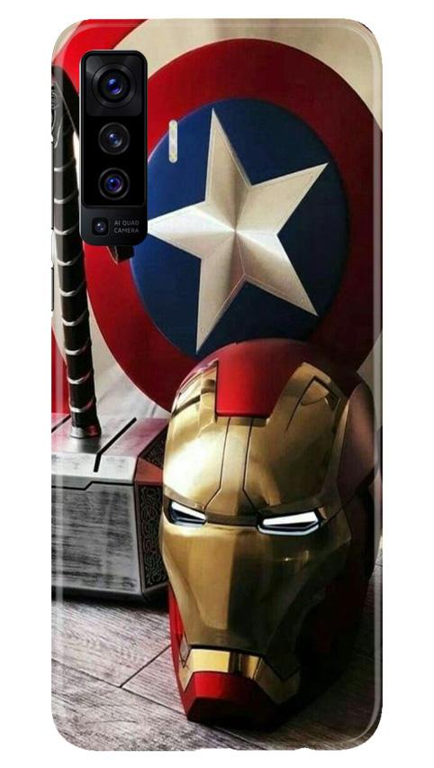 Ironman Captain America Case for Vivo X50 (Design No. 254)