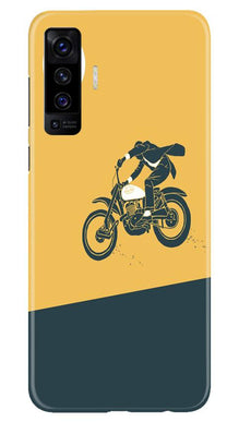 Bike Lovers Mobile Back Case for Vivo X50 (Design - 256)