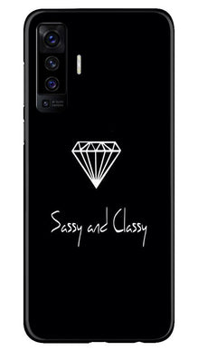 Sassy and Classy Mobile Back Case for Vivo X50 (Design - 264)