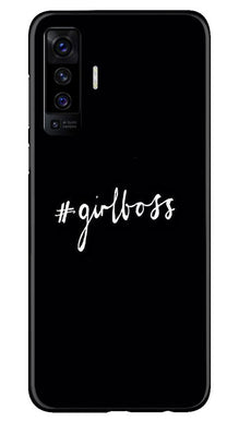 #GirlBoss Mobile Back Case for Vivo X50 (Design - 266)
