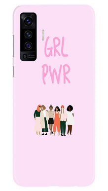 Girl Power Mobile Back Case for Vivo X50 (Design - 267)