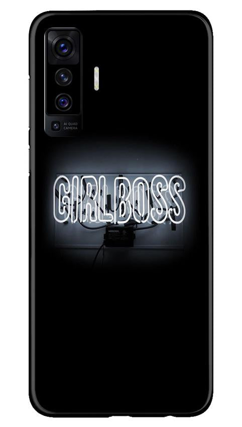 Girl Boss Black Case for Vivo X50 (Design No. 268)