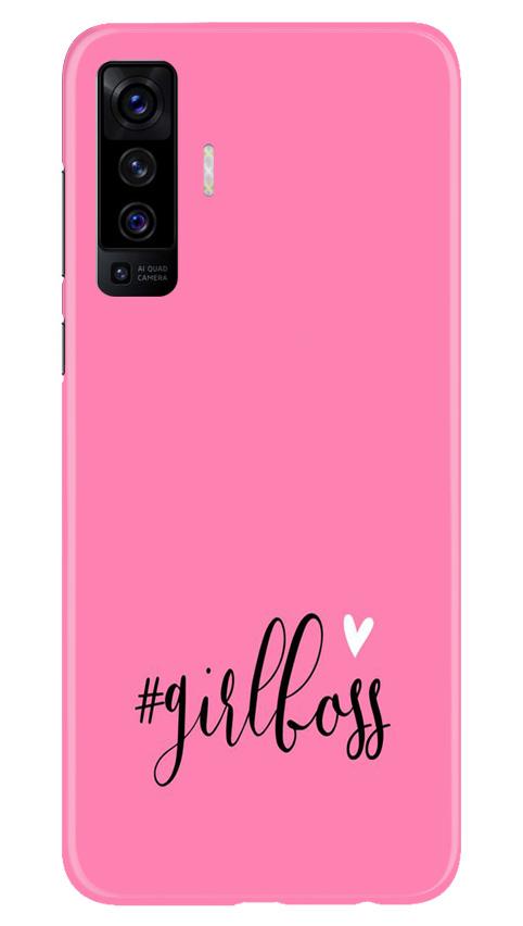 Girl Boss Pink Case for Vivo X50 (Design No. 269)