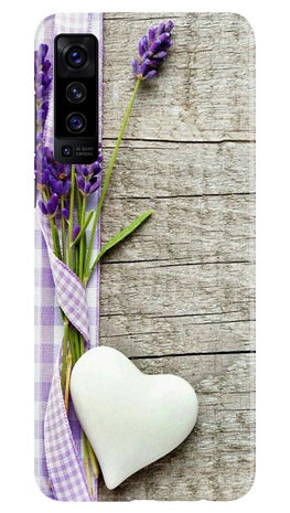 White Heart Case for Vivo X50 (Design No. 298)