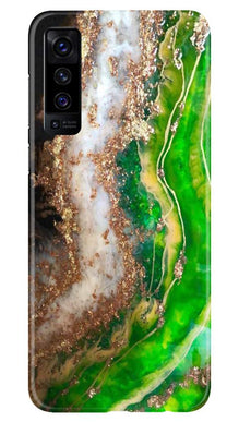 Marble Texture Mobile Back Case for Vivo X50 (Design - 307)