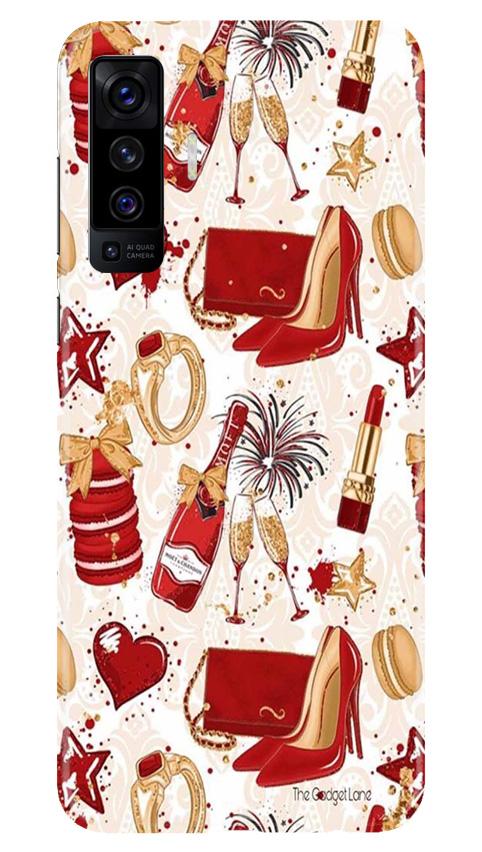 Girlish Mobile Back Case for Vivo X50 (Design - 312)