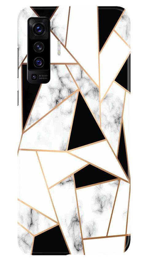 Marble Texture Mobile Back Case for Vivo X50 (Design - 322)