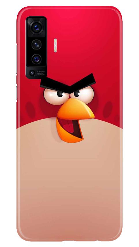 Angry Bird Red Mobile Back Case for Vivo X50 (Design - 325)