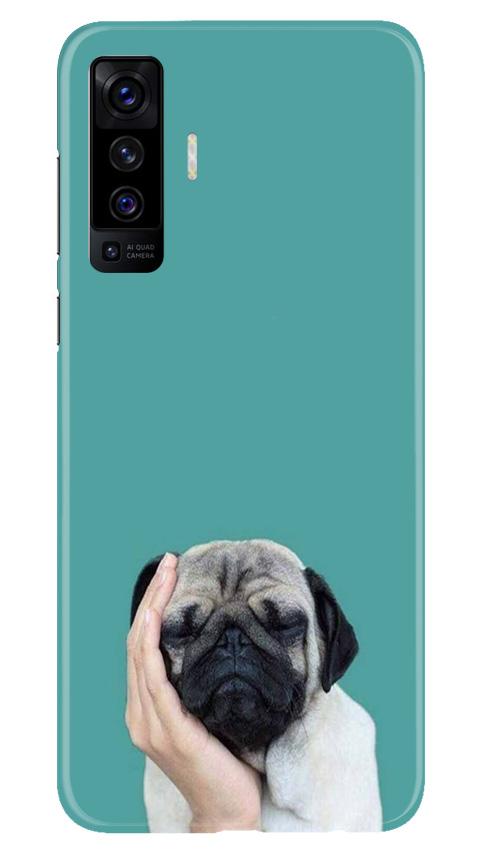 Puppy Mobile Back Case for Vivo X50 (Design - 333)