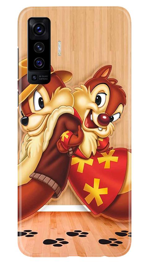 Chip n Dale Mobile Back Case for Vivo X50 (Design - 335)