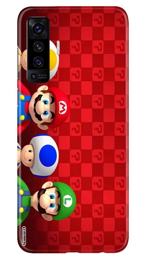 Mario Mobile Back Case for Vivo X50 (Design - 337)