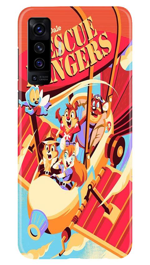 Rescue Rangers Mobile Back Case for Vivo X50 (Design - 341)