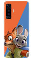 Cartoon Mobile Back Case for Vivo X50 (Design - 346)