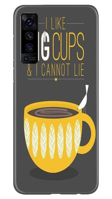 Big Cups Coffee Mobile Back Case for Vivo X50 (Design - 352)