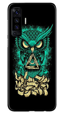 Owl Mobile Back Case for Vivo X50 (Design - 358)