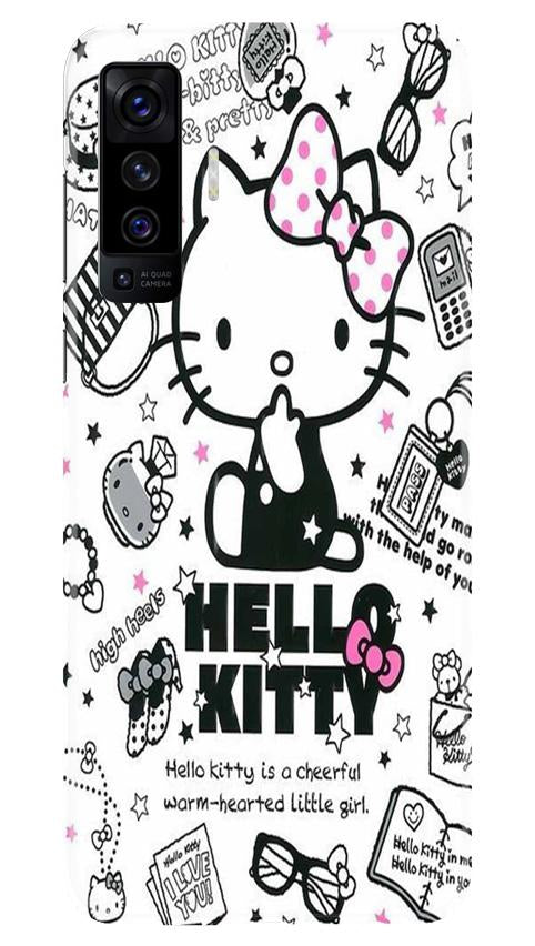 Hello Kitty Mobile Back Case for Vivo X50 (Design - 361)
