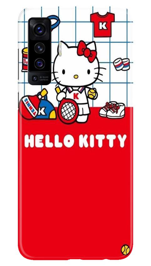 Hello Kitty Mobile Back Case for Vivo X50 (Design - 363)