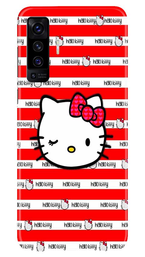 Hello Kitty Mobile Back Case for Vivo X50 (Design - 364)