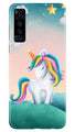 Unicorn Mobile Back Case for Vivo X50 (Design - 366)