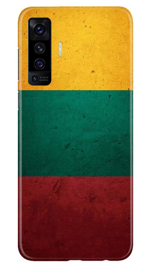 Color Pattern Mobile Back Case for Vivo X50 (Design - 374)
