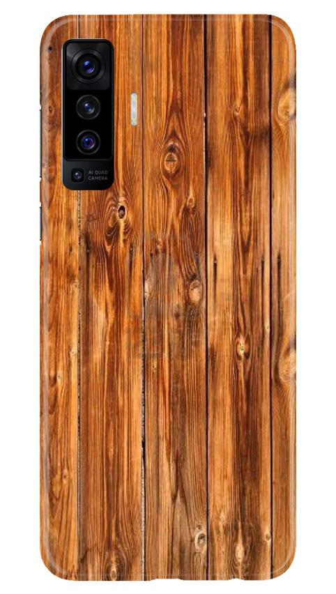 Wooden Texture Mobile Back Case for Vivo X50 (Design - 376)