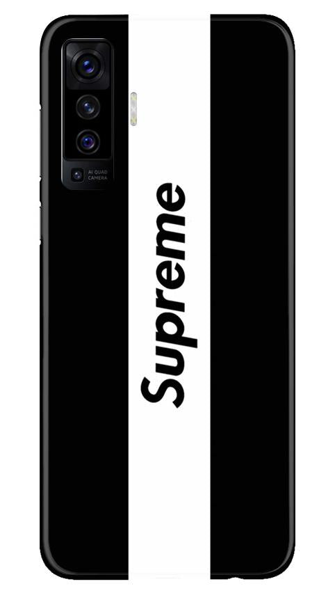 Supreme Mobile Back Case for Vivo X50 (Design - 388)