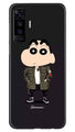 Shin Chan Mobile Back Case for Vivo X50 (Design - 391)