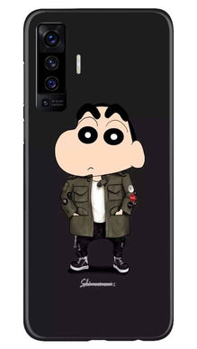 Shin Chan Mobile Back Case for Vivo X50 (Design - 391)
