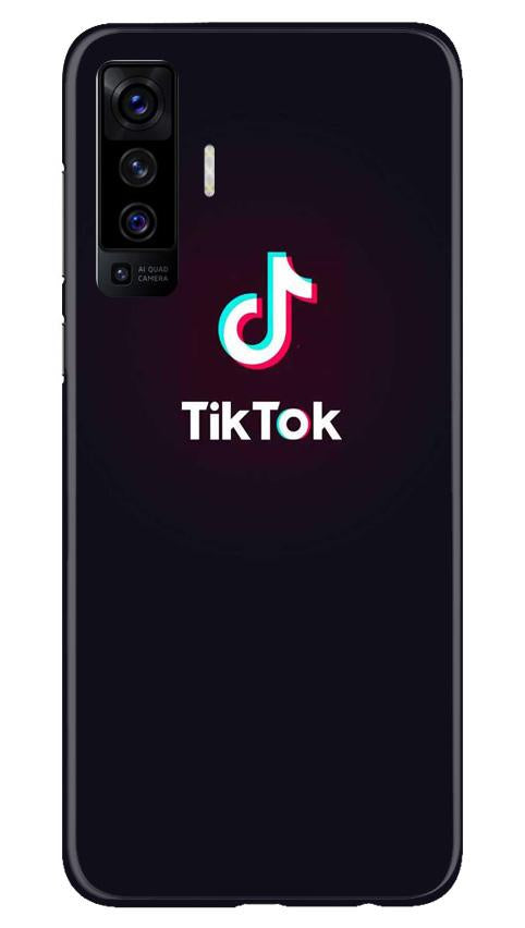 Tiktok Mobile Back Case for Vivo X50 (Design - 396)