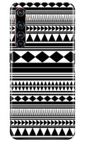 Black white Pattern Case for Realme X50 Pro