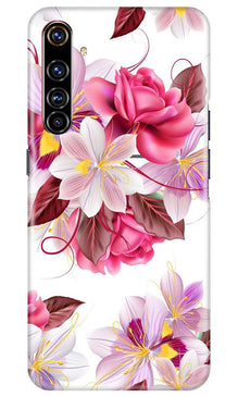 Beautiful flowers Mobile Back Case for Realme X50 Pro (Design - 23)