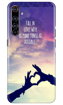 Fall in love Mobile Back Case for Realme X50 Pro (Design - 50)