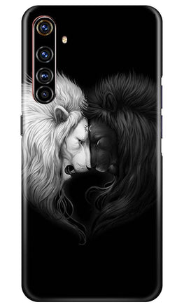 Dark White Lion Case for Realme X50 Pro(Design - 140)