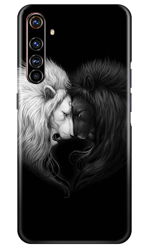 Dark White Lion Case for Realme X50 Pro  (Design - 140)