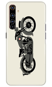 MotorCycle Mobile Back Case for Realme X50 Pro (Design - 259)